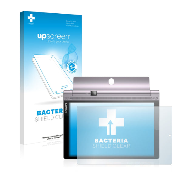 upscreen Bacteria Shield Clear Premium Antibacterial Screen Protector for Lenovo Yoga Tab 3 Pro 10