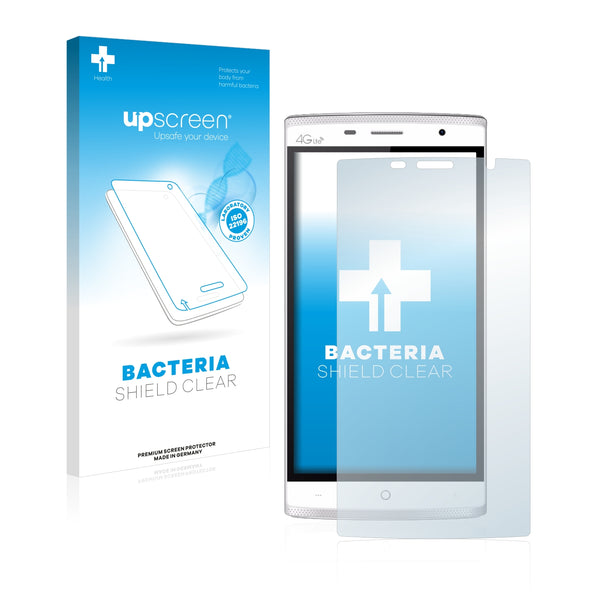 upscreen Bacteria Shield Clear Premium Antibacterial Screen Protector for Leagoo Elite 5