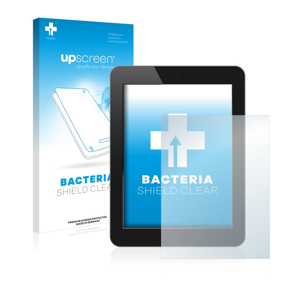 upscreen Bacteria Shield Clear Premium Antibacterial Screen Protector for Standard sizes with 10.1 inch Displays [223 mm x 126 mm, 16:9]