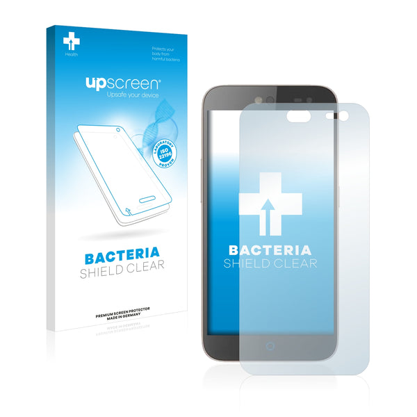 upscreen Bacteria Shield Clear Premium Antibacterial Screen Protector for ZTE Small Fresh 3
