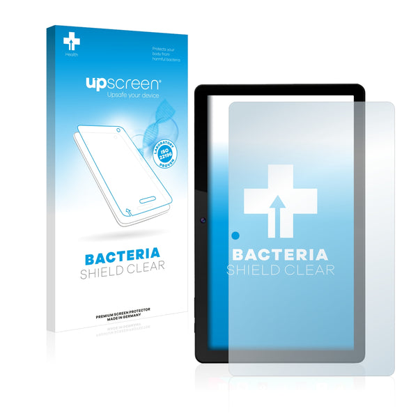 upscreen Bacteria Shield Clear Premium Antibacterial Screen Protector for Dragon Touch X10 10.6