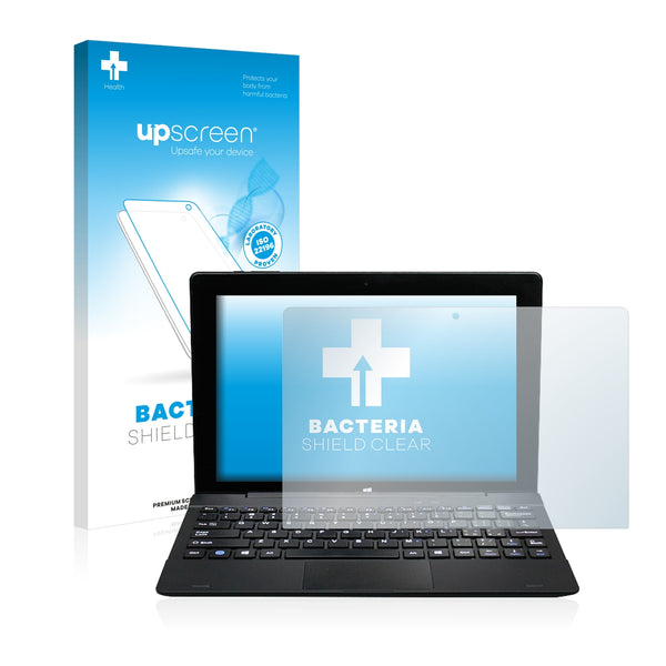 upscreen Bacteria Shield Clear Premium Antibacterial Screen Protector for Mediacom WinPad 10.1 X121