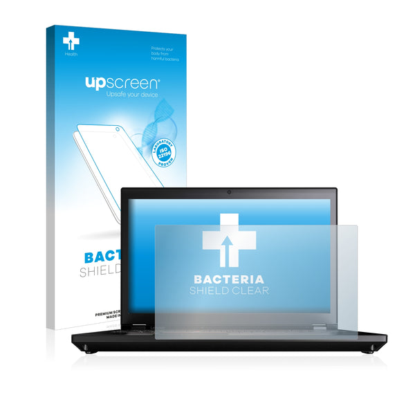 upscreen Bacteria Shield Clear Premium Antibacterial Screen Protector for Lenovo ThinkPad P50