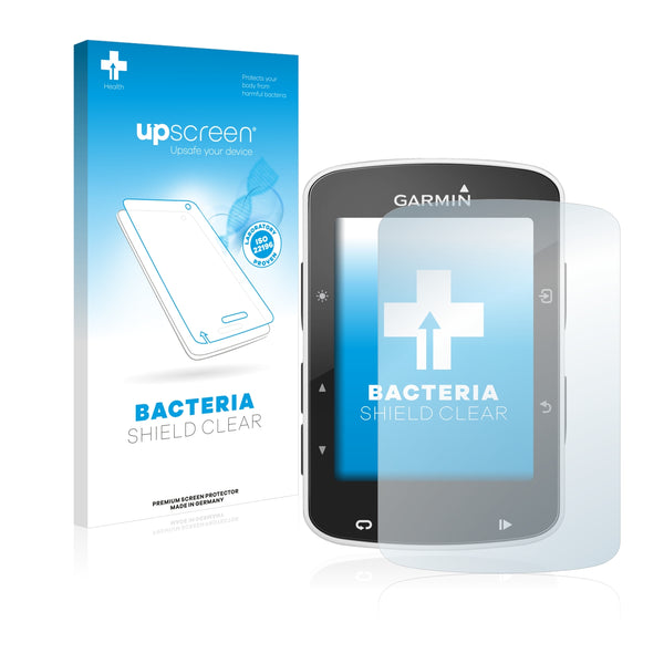 upscreen Bacteria Shield Clear Premium Antibacterial Screen Protector for Garmin Edge 820
