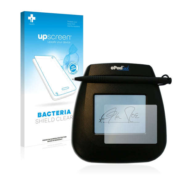 upscreen Bacteria Shield Clear Premium Antibacterial Screen Protector for ePadLink ePad Ink