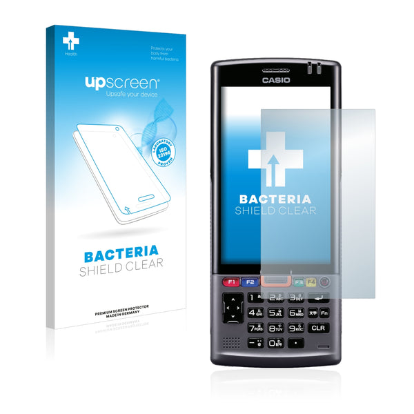 upscreen Bacteria Shield Clear Premium Antibacterial Screen Protector for Casio IT-G500