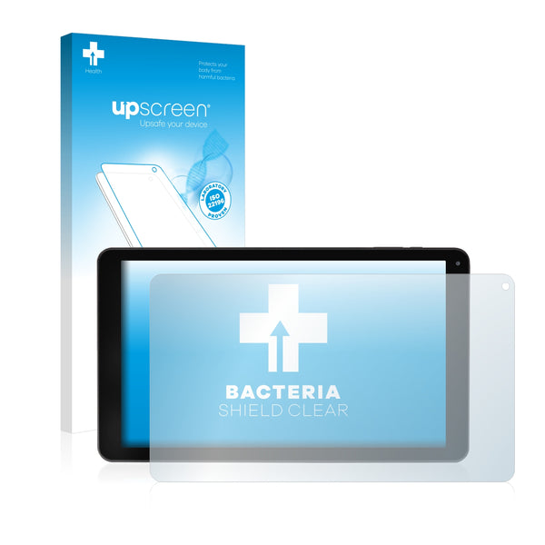 upscreen Bacteria Shield Clear Premium Antibacterial Screen Protector for Blaupunkt Atlantis 1001A