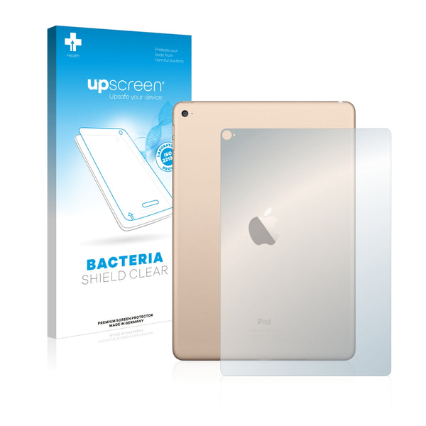 upscreen Bacteria Shield Clear Premium Antibacterial Screen Protector for Apple iPad Air 2 2014 (Back)