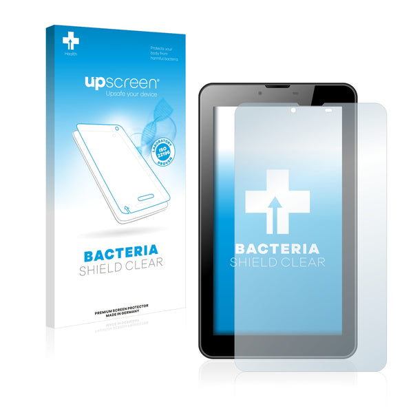 upscreen Bacteria Shield Clear Premium Antibacterial Screen Protector for Odys Sense 7 Plus