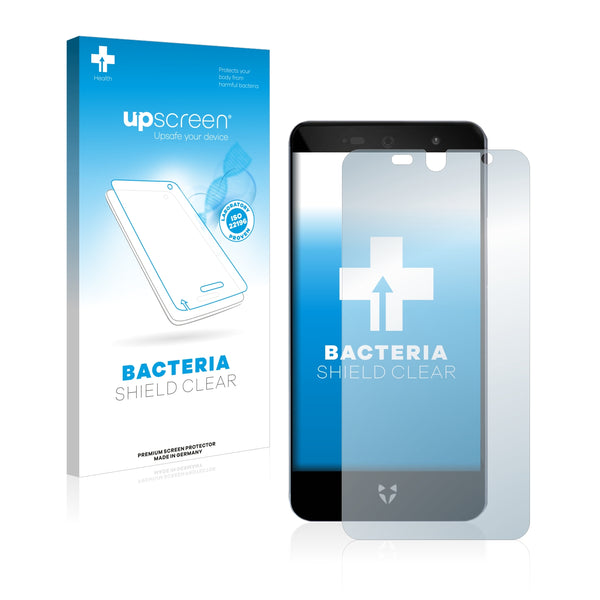 upscreen Bacteria Shield Clear Premium Antibacterial Screen Protector for Wileyfox Swift 2X