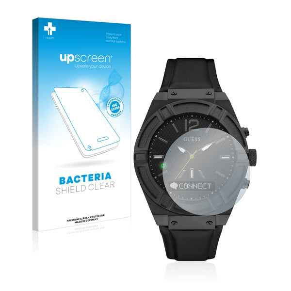 upscreen Bacteria Shield Clear Premium Antibacterial Screen Protector for Guess Connect 45