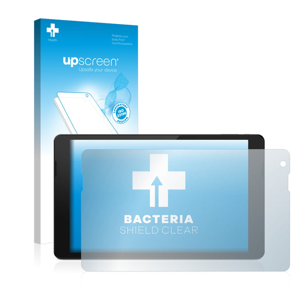 upscreen Bacteria Shield Clear Premium Antibacterial Screen Protector for TrekStor Primetab P10