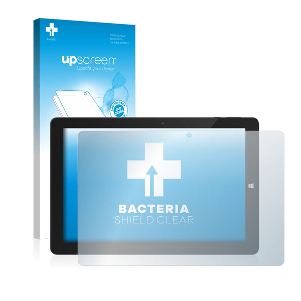upscreen Bacteria Shield Clear Premium Antibacterial Screen Protector for TrekStor Suftab Twin 10.1 2017