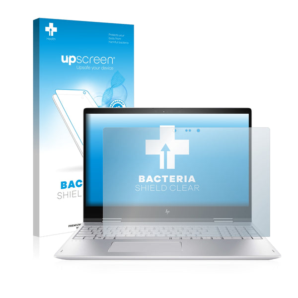 upscreen Bacteria Shield Clear Premium Antibacterial Screen Protector for HP Envy x360 15-bp108ng