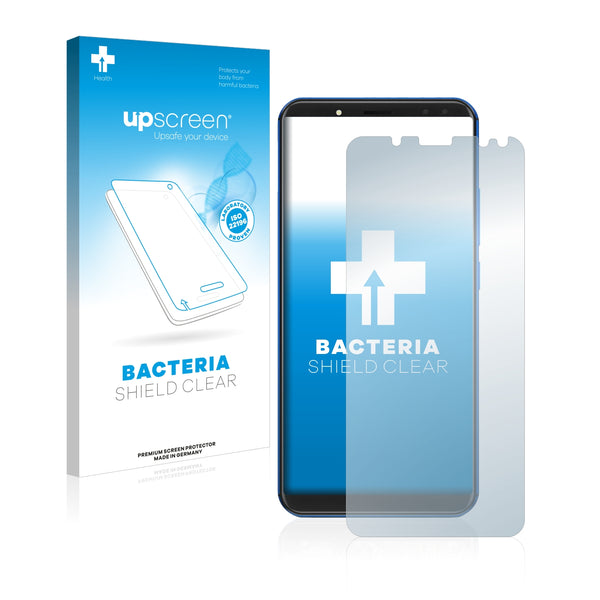 upscreen Bacteria Shield Clear Premium Antibacterial Screen Protector for Vernee X