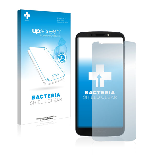 upscreen Bacteria Shield Clear Premium Antibacterial Screen Protector for Motorola Moto G6 Play