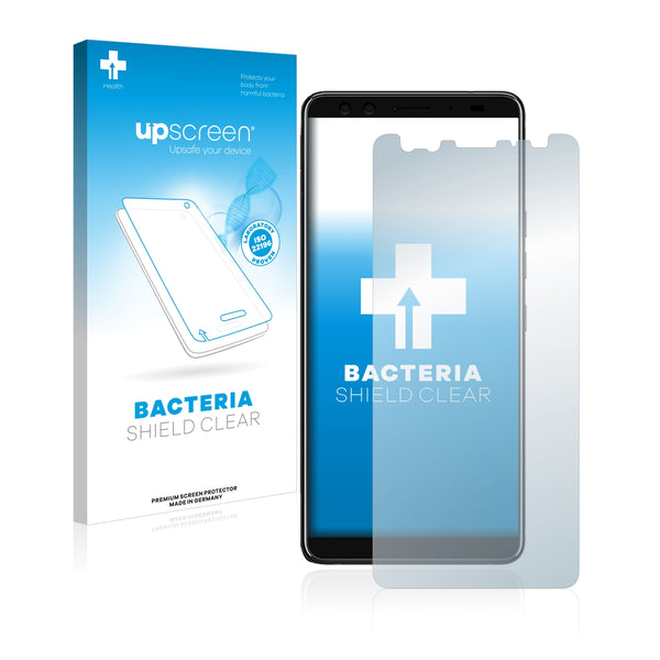 upscreen Bacteria Shield Clear Premium Antibacterial Screen Protector for HTC U12 Plus