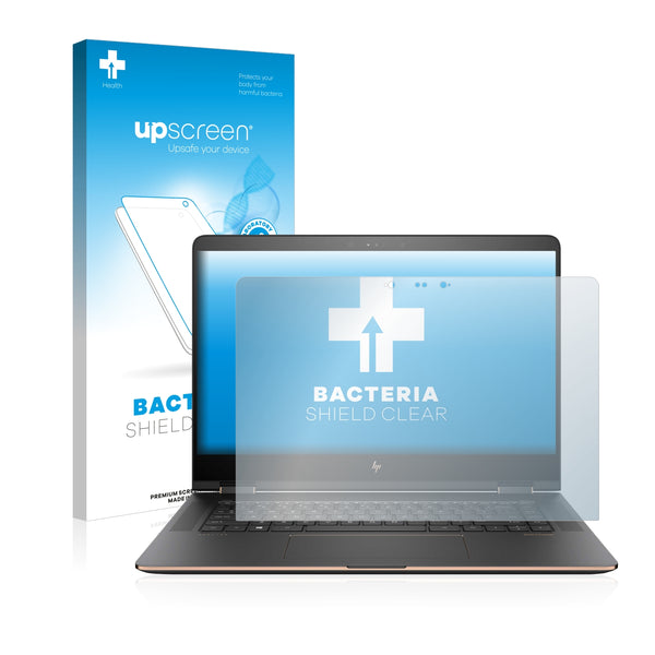 upscreen Bacteria Shield Clear Premium Antibacterial Screen Protector for HP Spectre x360 15-bl130ng