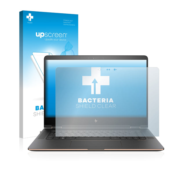 upscreen Bacteria Shield Clear Premium Antibacterial Screen Protector for HP Spectre x360 15-bl131ng