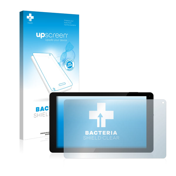 upscreen Bacteria Shield Clear Premium Antibacterial Screen Protector for Logicom Mbot Tab 1150