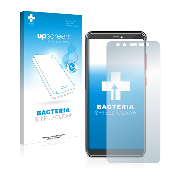 upscreen Bacteria Shield Clear Premium Antibacterial Screen Protector for Vernee V2 Pro
