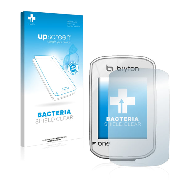 upscreen Bacteria Shield Clear Premium Antibacterial Screen Protector for Bryton Rider One