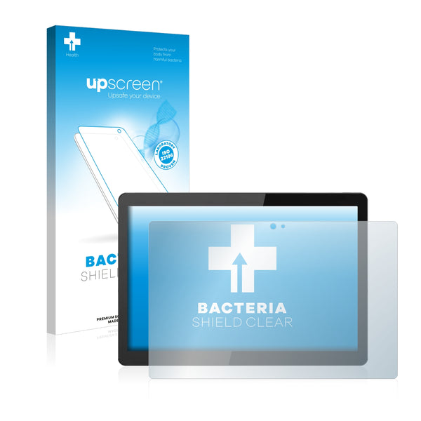upscreen Bacteria Shield Clear Premium Antibacterial Screen Protector for Krüger&Matz KM1086 (10,1)