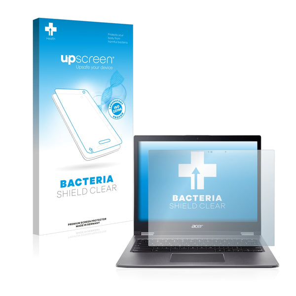 upscreen Bacteria Shield Clear Premium Antibacterial Screen Protector for Acer Chromebook Spin 13 CP713