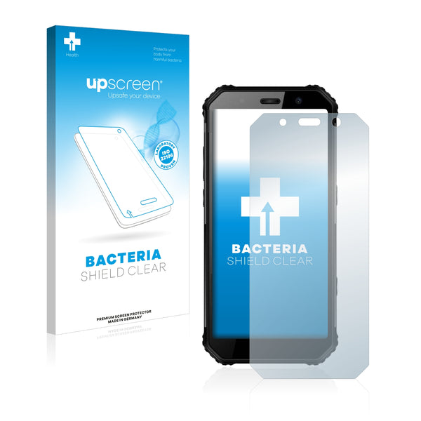 upscreen Bacteria Shield Clear Premium Antibacterial Screen Protector for AGM A9