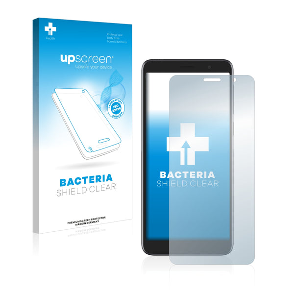 upscreen Bacteria Shield Clear Premium Antibacterial Screen Protector for Alcatel Onyx