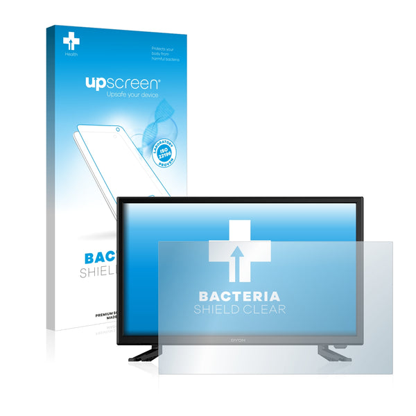 upscreen Bacteria Shield Clear Premium Antibacterial Screen Protector for Dyon Live 22 Pro (21.5)