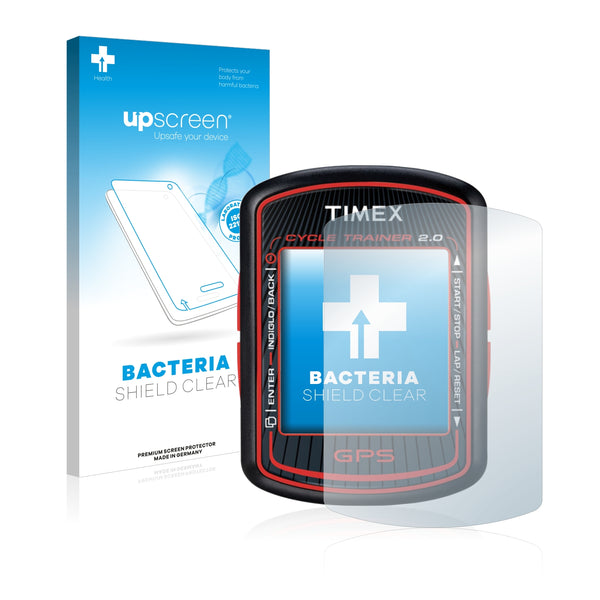 upscreen Bacteria Shield Clear Premium Antibacterial Screen Protector for Timex Cycle Trainer 2.0