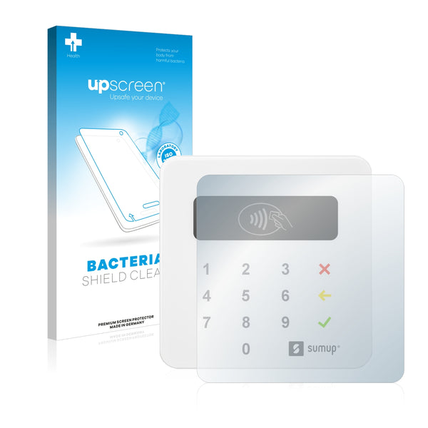 upscreen Bacteria Shield Clear Premium Antibacterial Screen Protector for SumUp Air