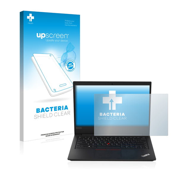 upscreen Bacteria Shield Clear Premium Antibacterial Screen Protector for Lenovo ThinkPad E495