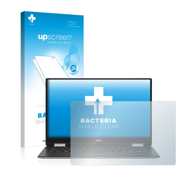 upscreen Bacteria Shield Clear Premium Antibacterial Screen Protector for Dell XPS 13 9380 2-in-1