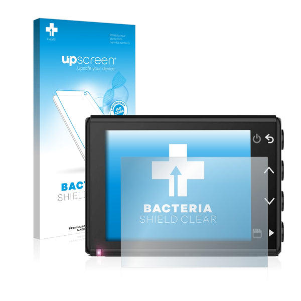 upscreen Bacteria Shield Clear Premium Antibacterial Screen Protector for Garmin Dash Cam 66W
