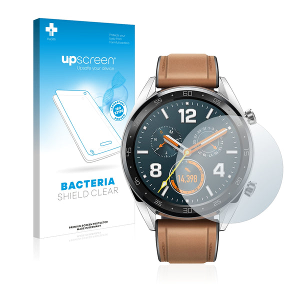 upscreen Bacteria Shield Clear Premium Antibacterial Screen Protector for Huawei Watch GT Classic