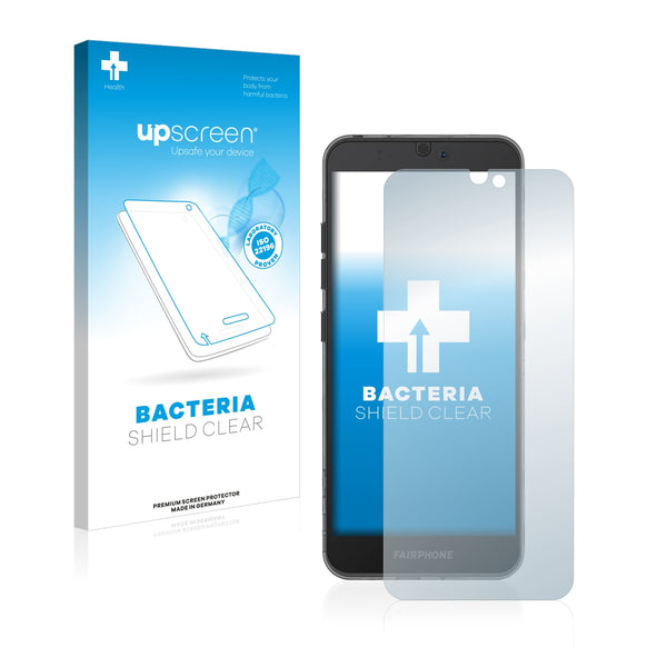 upscreen Bacteria Shield Clear Premium Antibacterial Screen Protector for Fairphone 3
