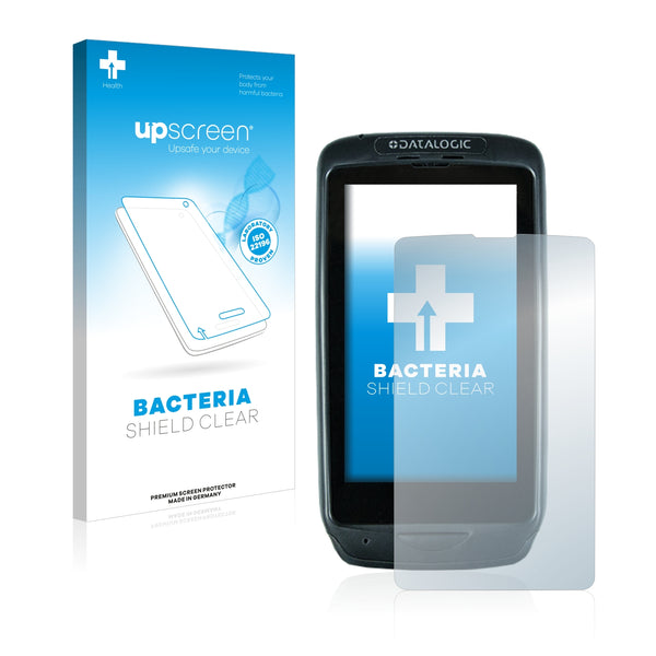 upscreen Bacteria Shield Clear Premium Antibacterial Screen Protector for Datalogic Memor 1