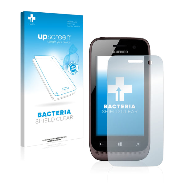upscreen Bacteria Shield Clear Premium Antibacterial Screen Protector for Bluebird EF401