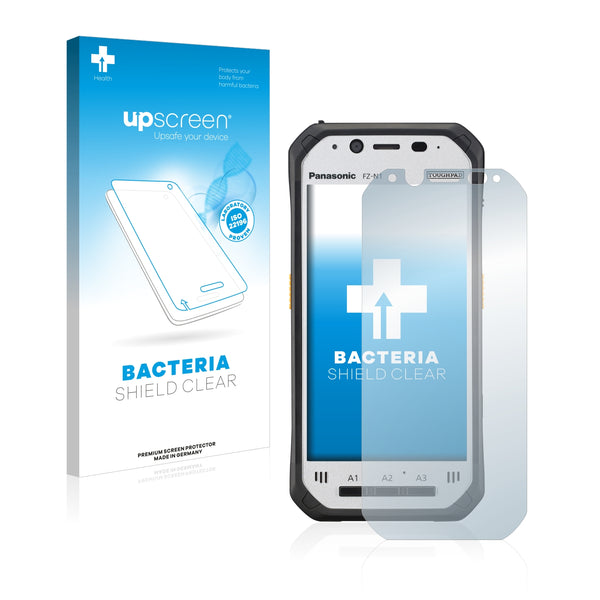 upscreen Bacteria Shield Clear Premium Antibacterial Screen Protector for Panasonic Toughpad FZ-N1