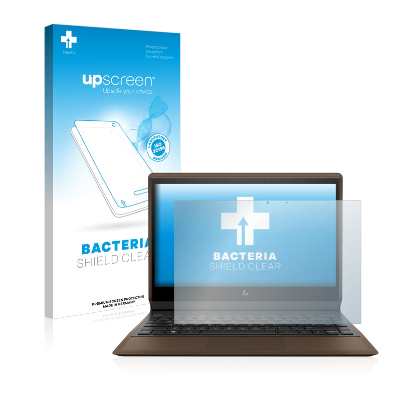 upscreen Bacteria Shield Clear Premium Antibacterial Screen Protector for HP Spectre Folio 13-ak0314ng