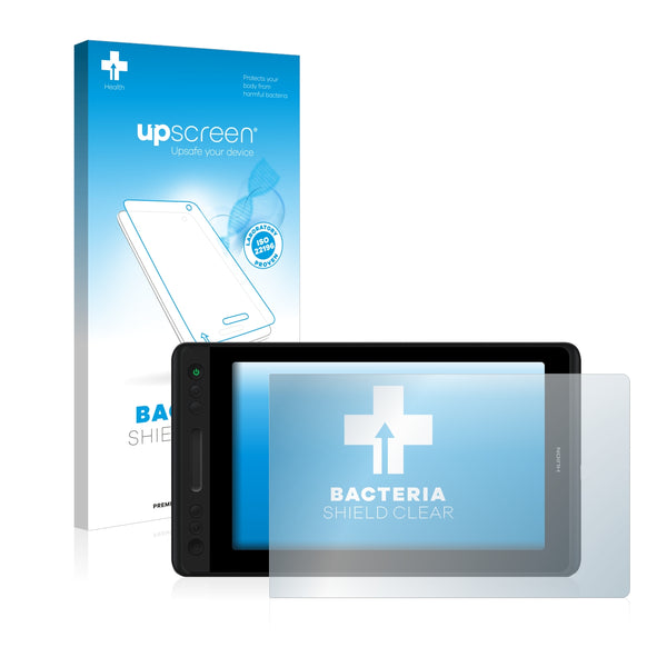 upscreen Bacteria Shield Clear Premium Antibacterial Screen Protector for Huion Kamvas Pro 12