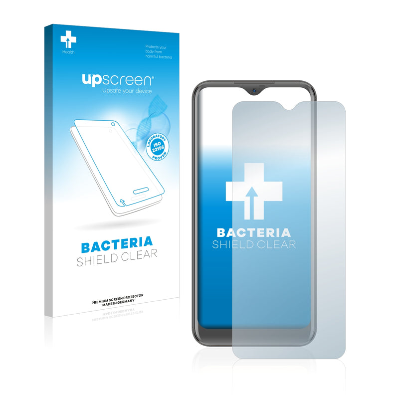 upscreen Bacteria Shield Clear Premium Antibacterial Screen Protector for Logicom Le Spark