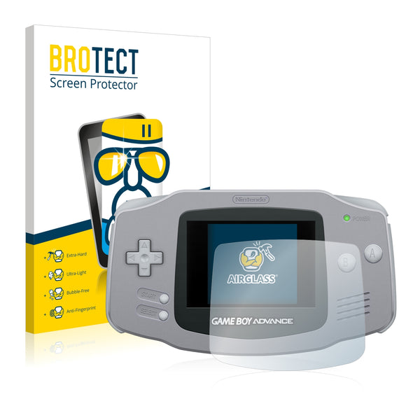 BROTECT AirGlass Glass Screen Protector for Nintendo Gameboy Advance GBA