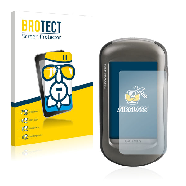BROTECT AirGlass Glass Screen Protector for Garmin Oregon 450