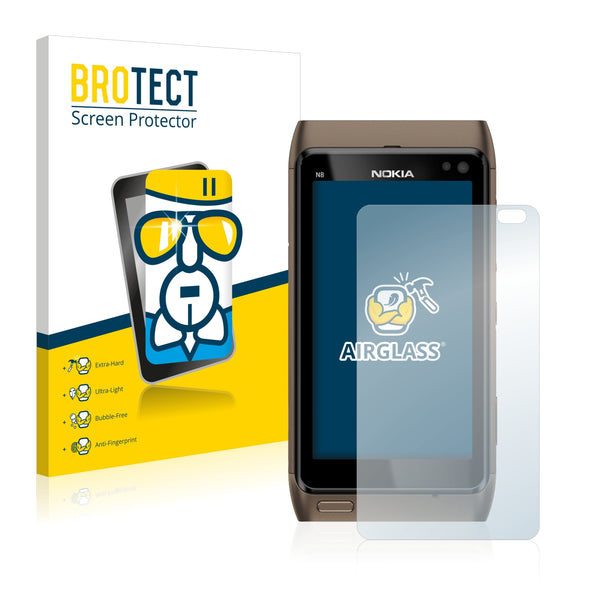 BROTECT AirGlass Glass Screen Protector for Nokia n8