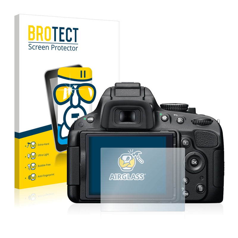 BROTECT AirGlass Glass Screen Protector for Nikon D5100