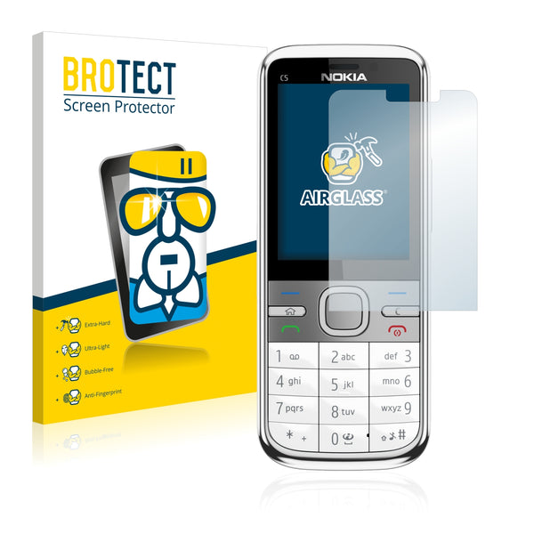 BROTECT AirGlass Glass Screen Protector for Nokia C5-00 5MP