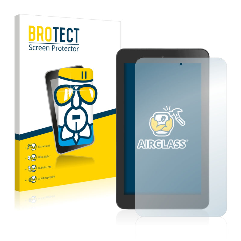 BROTECT AirGlass Glass Screen Protector for Alcatel One Touch Pop 7